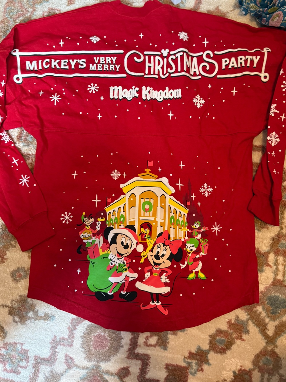 2024 Disney Mickeys Very Merry Christmas Party Santa Mickey/Minnie Jersey XSmall